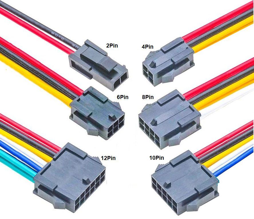 Conectores cableados Molex MX43 MicroFit Hembra